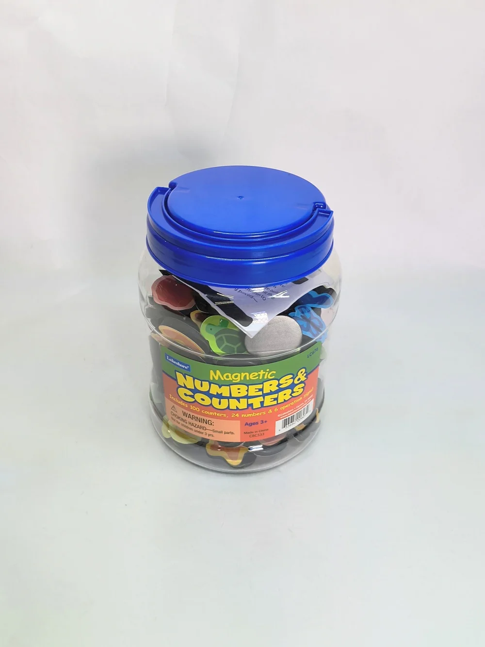 LAKESHORE Magnetic Numbers & Counters  Colorful Learning Set New 130 Pc 3 Yrs